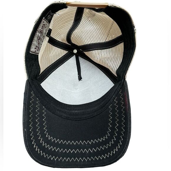 Goorin Bros Rooster Trucker Snapback Hat - Black - Picture 5 of 6